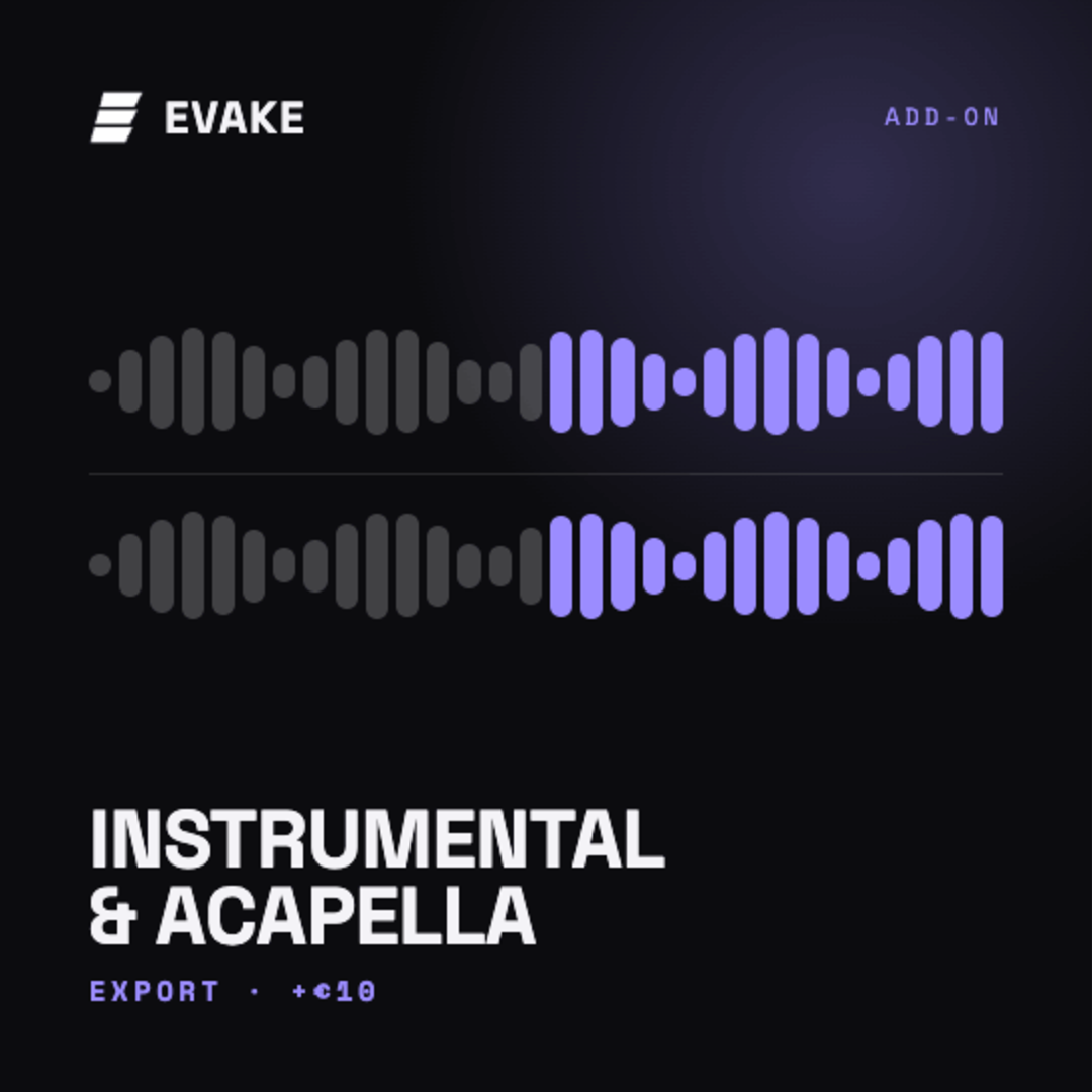Instrumental-/Acapella-Export